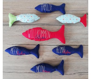 Stickserie ITH - Flip 'n Fold Fische - inkl. Schriftzüge